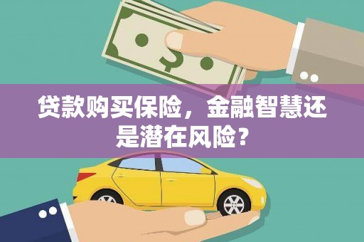 三义贷款购买保险，金融智慧还是潜在风险？