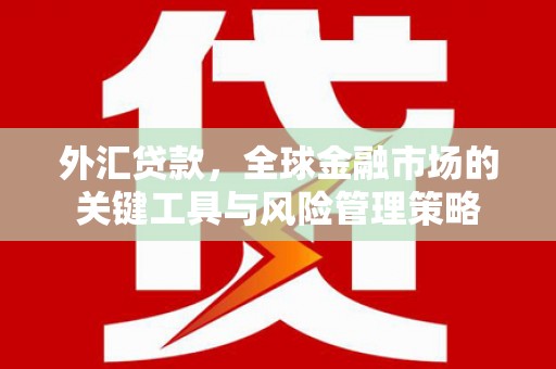 三义外汇贷款，全球金融市场的关键工具与风险管理策略