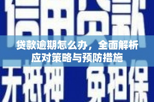 三义贷款逾期怎么办，全面解析应对策略与预防措施