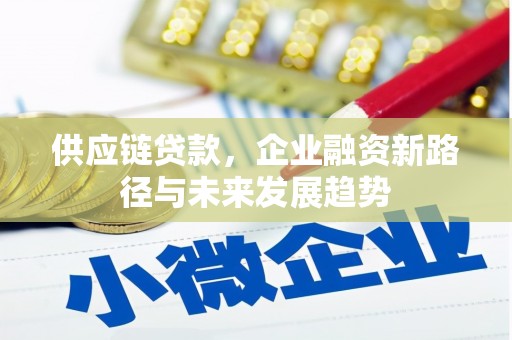 三义供应链贷款，企业融资新路径与未来发展趋势