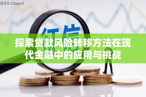 三义探索贷款风险转移方法在现代金融中的应用与挑战