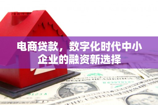 三义电商贷款，数字化时代中小企业的融资新选择