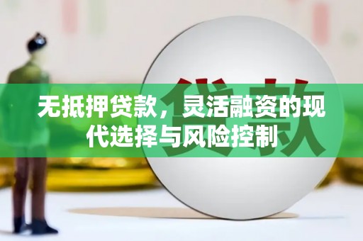 三义无抵押贷款，灵活融资的现代选择与风险控制
