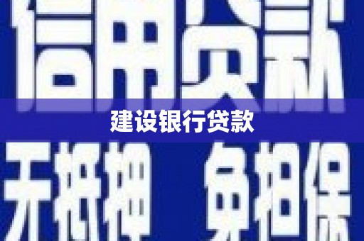 三义建设银行贷款
