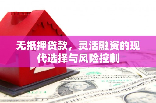 三义无抵押贷款，灵活融资的现代选择与风险控制