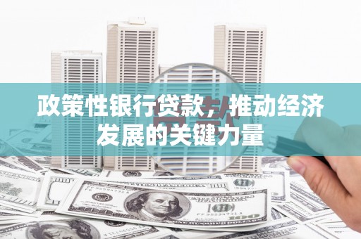 三义政策性银行贷款，推动经济发展的关键力量