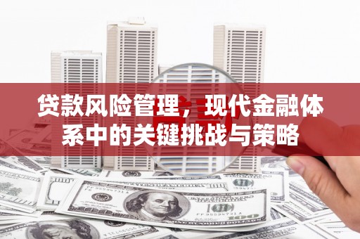 三义贷款风险管理，现代金融体系中的关键挑战与策略