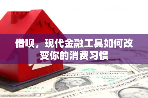 三义借呗，现代金融工具如何改变你的消费习惯