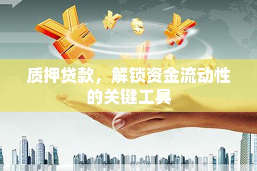 三义质押贷款，解锁资金流动性的关键工具