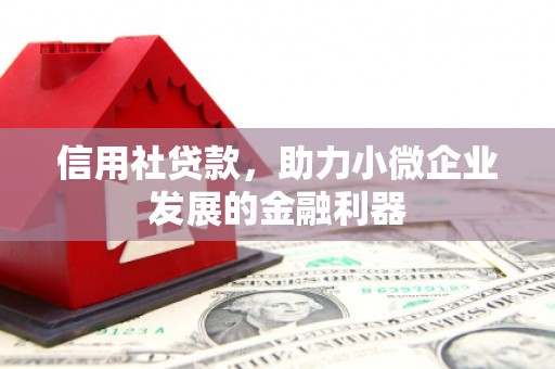 三义信用社贷款，助力小微企业发展的金融利器