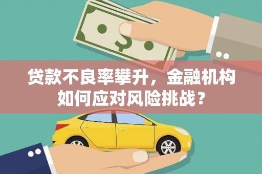 三义贷款不良率攀升，金融机构如何应对风险挑战？