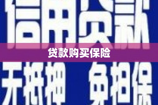 三义贷款购买保险